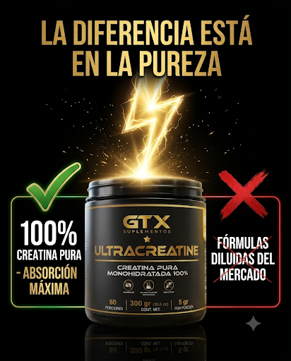 GTX UltraCreatine - Estancado en el mismo peso, rompe la fatiga con creatina pura