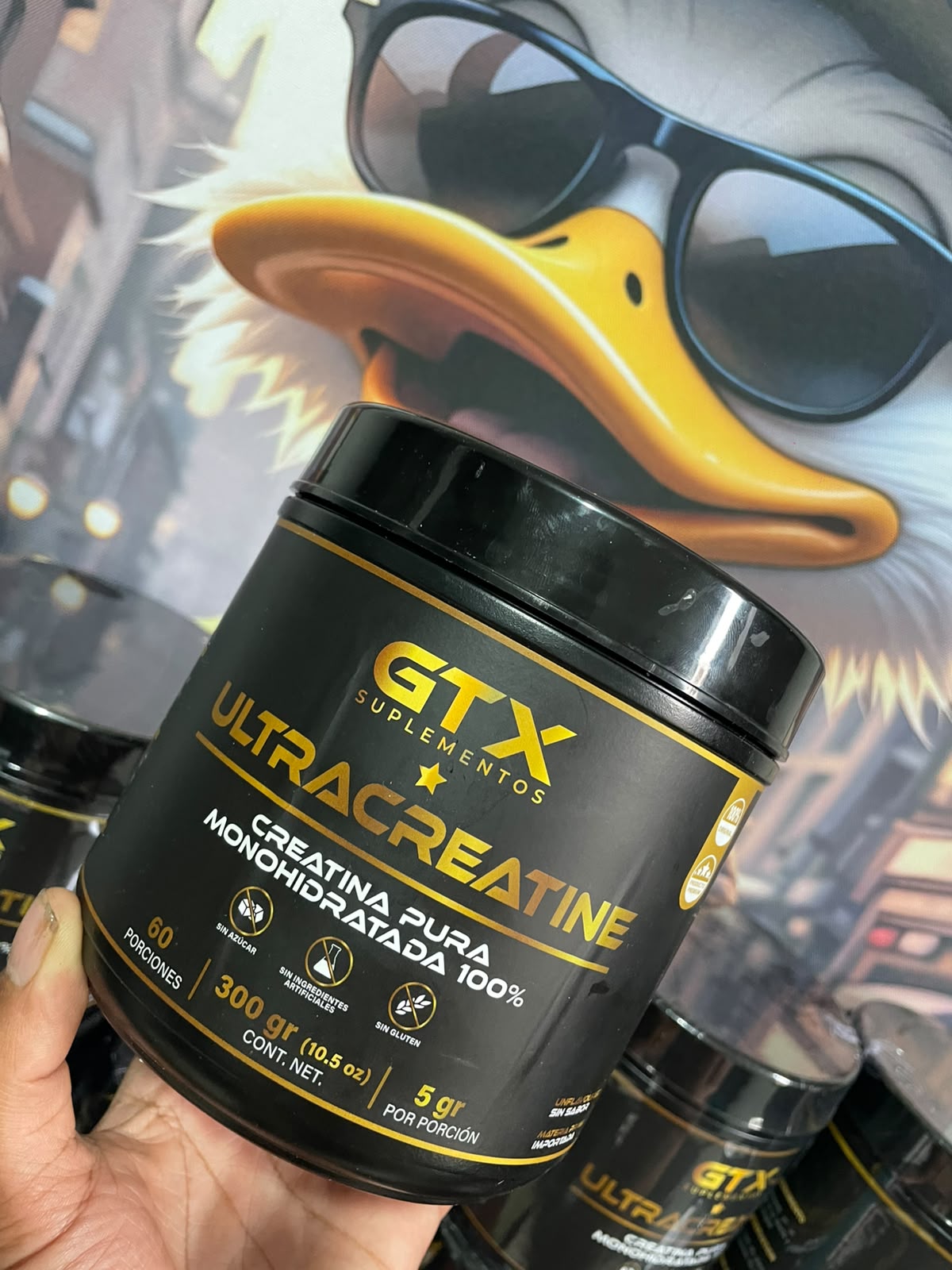 GTX UltraCreatine, envase de 300 g con 60 porciones